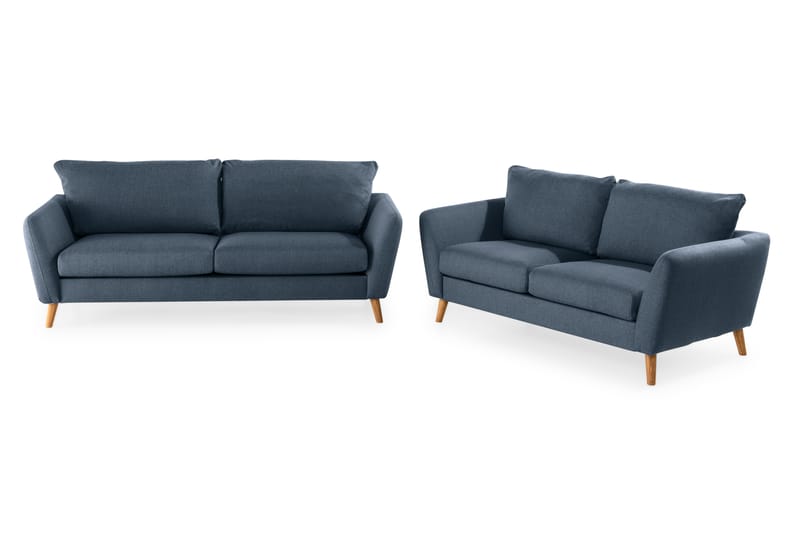 Trend Soffgrupp 3-sits + 2-sits Tygsoffa - Blå - Möbler - Soffa - Soffgrupp - Howard soffgrupp