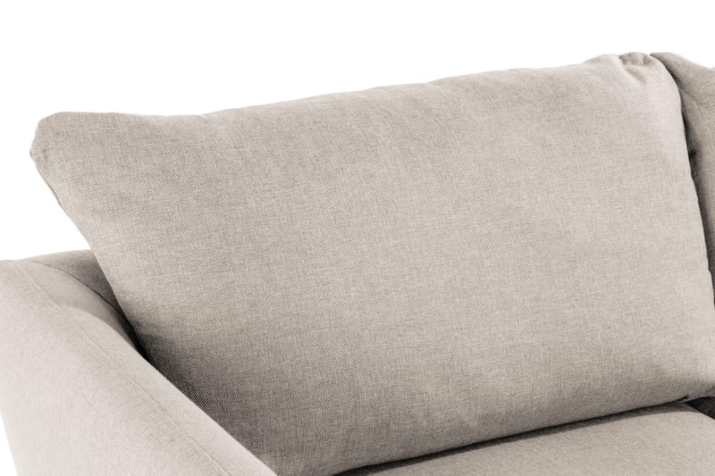Trend Soffgrupp 3-sits + 2-sits Soffa + Fåtölj + Fotpall i Tyg - Beige - Möbler - Soffa - Soffgrupp