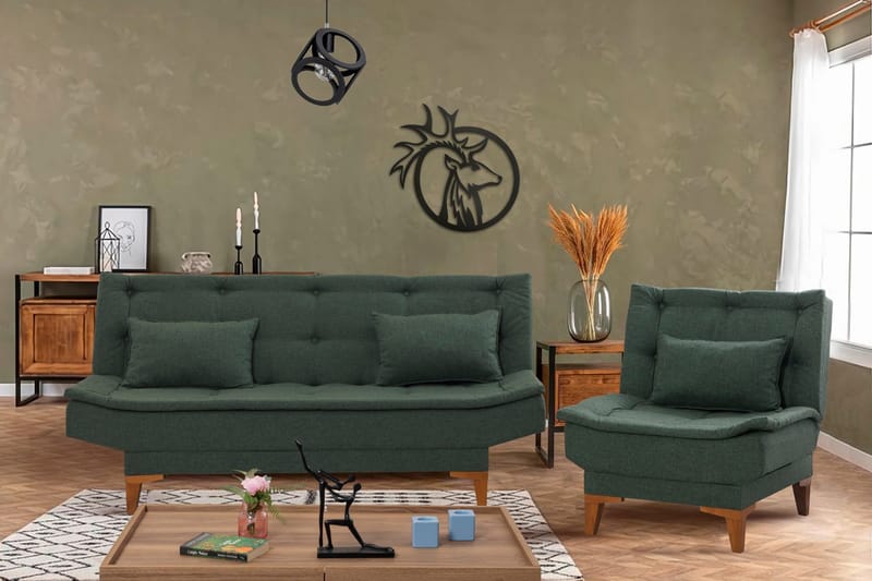 Hunterville Soffgrupp - Grön - Möbler - Soffa - Soffgrupp