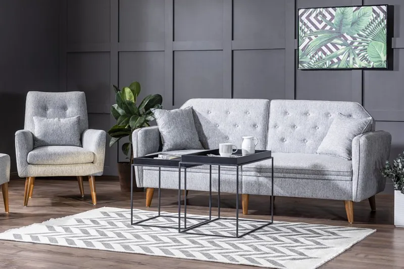 Interlaken Soffgrupp - Grå - Möbler - Soffa - Soffgrupp
