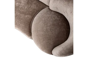 Soffgrupp Kombi-Populär med Pouf - Taupe - Möbler - Soffa - 3 sits soffa