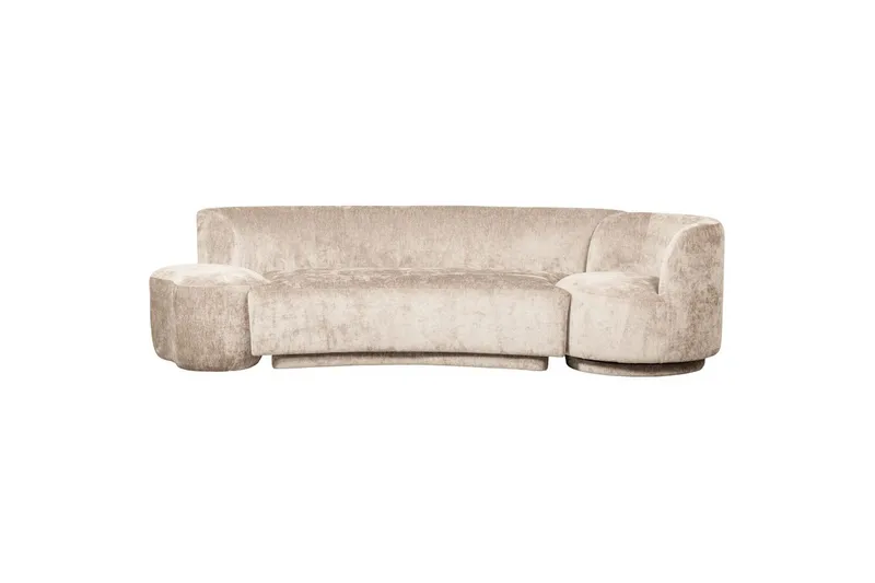 Soffgrupp Kombi-Populär med Pouf - Naturell - Möbler - Soffa - Soffgrupp