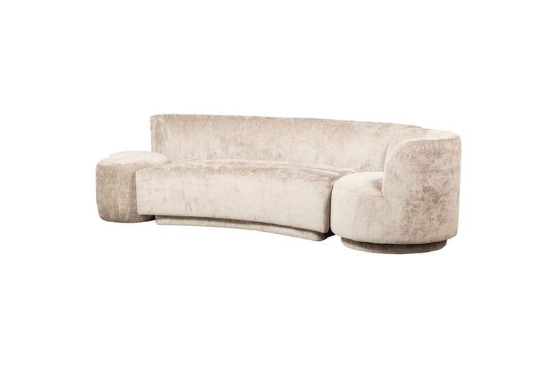 Soffgrupp Kombi-Populär med Pouf - Naturell - Möbler - Soffa - Soffgrupp