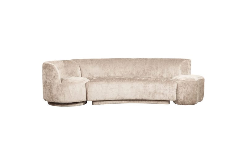 Soffgrupp Kombi-Populär med Pouf - Naturell - Möbler - Soffa - Soffgrupp