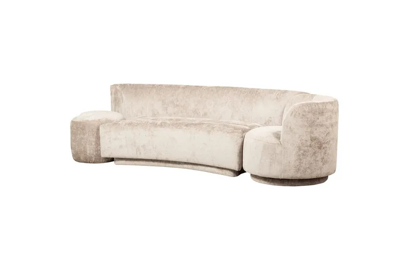 Soffgrupp Kombi-Populär med Pouf, Naturell