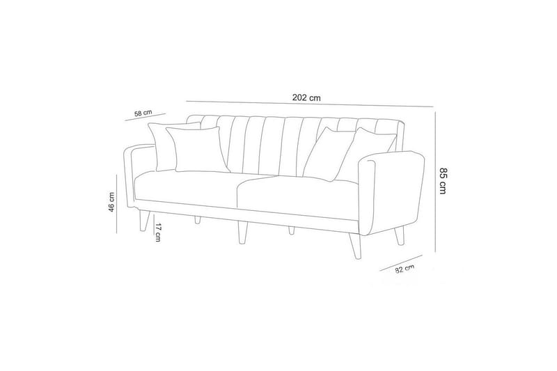 Lepinas Soffgrupp - Antracit - Möbler - Soffa - Soffgrupp