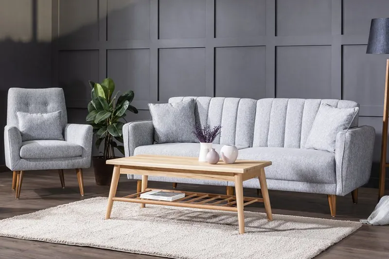 Lepinas Soffgrupp - Grå - Möbler - Soffa - Soffgrupp