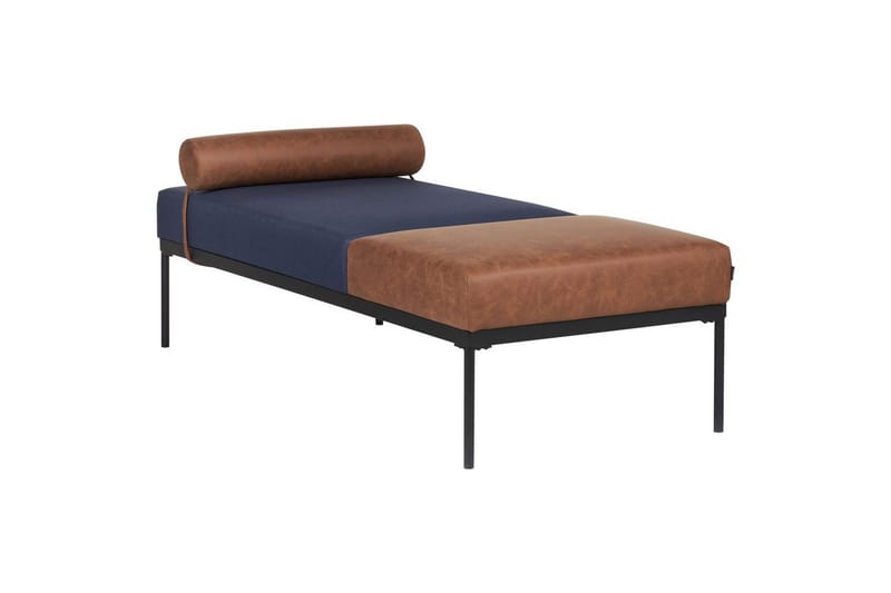 Soffgrupp Malmos Brun/Blå/Svart - Brun/Blå/Svart - Möbler - Soffa - Soffgrupp