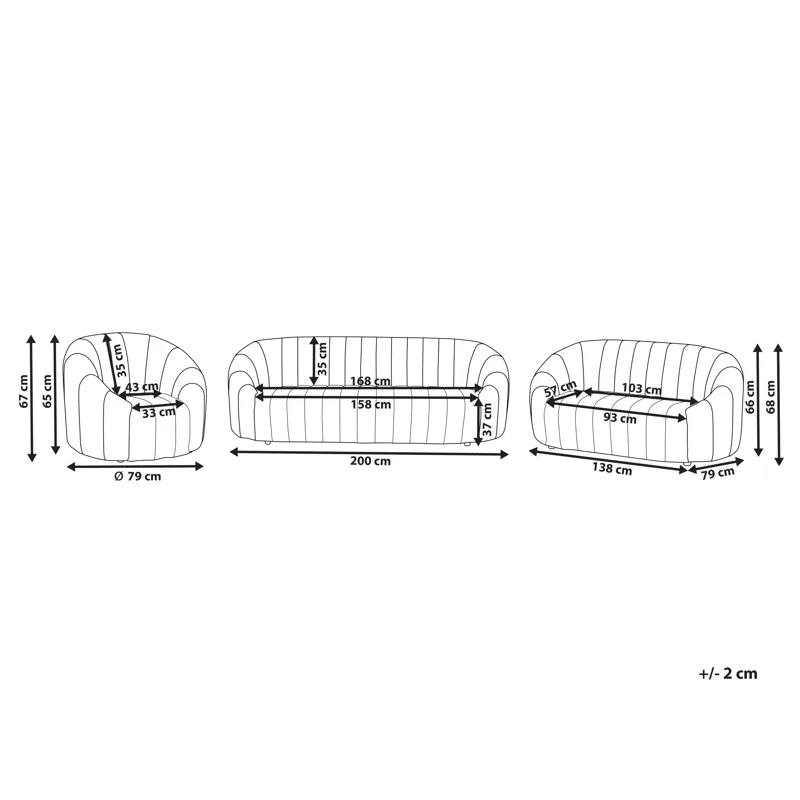 Soffgrupp Malung - Beige - Möbler - Soffa - Soffgrupp