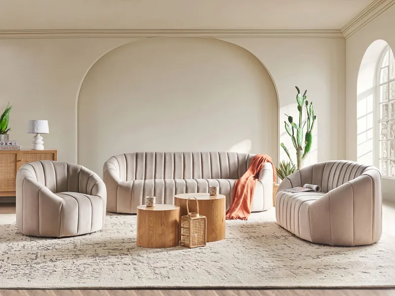 Soffgrupp Malung - Beige - Möbler - Soffa - Soffgrupp