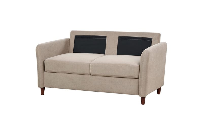Soffgrupp Mare Beige/mörkt trä - Beige/mörkt trä - Möbler - Soffa - Soffgrupp