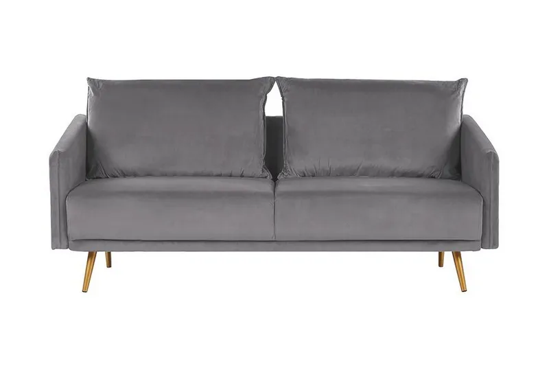 Maurana Soffgrupp 2-sits + 3-sits - Sammet/Grå - Möbler - Soffa - Soffgrupp
