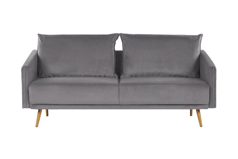 Maurana Soffgrupp 2-sits + 3-sits - Sammet/Grå - Möbler - Soffa - Soffgrupp
