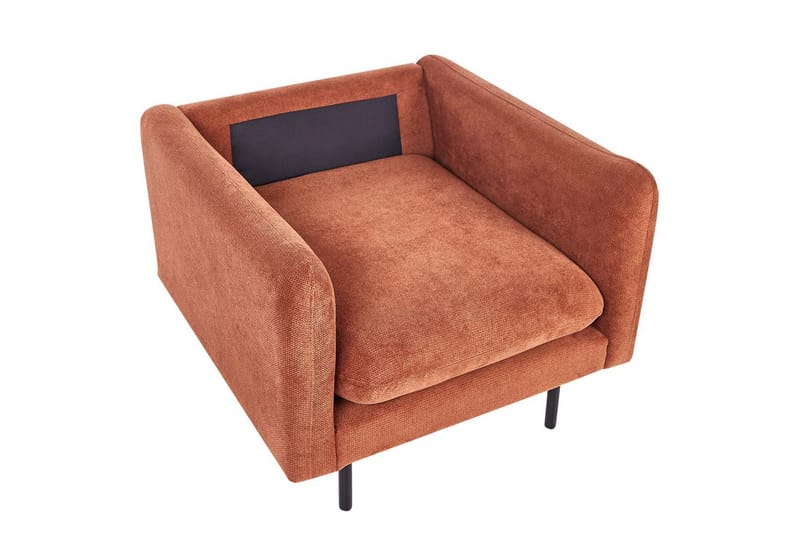 Soffgrupp med fotpall Vinterbro Brun/Svart, Chenille - Brun/Svart, Chenille - Möbler - Soffa - Soffgrupp