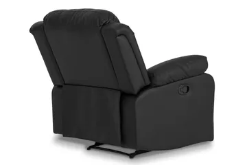 Norbo Soffgrupp 3-sits+2-sits+Fåtölj Konstläder - Svart - Möbler - Soffa - Soffgrupp