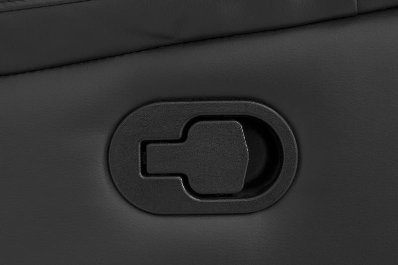 Norbo Soffgrupp 3-sits+2-sits Konstläder - Svart - Möbler - Soffa - Soffgrupp