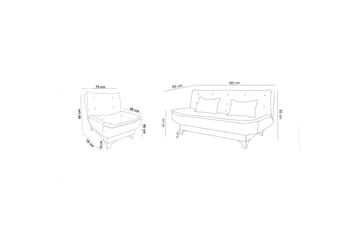 Riversdale Soffgrupp - Antracit - Möbler - Soffa - Soffgrupp