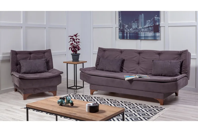 Riversdale Soffgrupp - Antracit - Möbler - Soffa - Soffgrupp