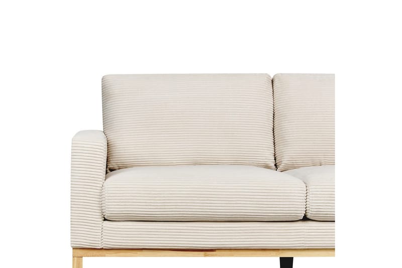Soffgrupp Siggard Beige/ljust trä, Manchestertyg - Beige/ljust trä, Manchestertyg - Möbler - Soffa - Soffgrupp