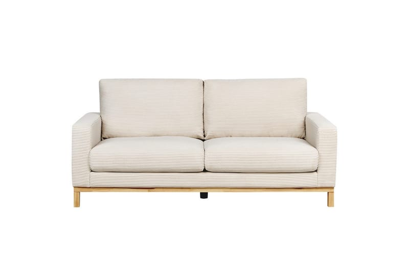 Soffgrupp Siggard Beige/ljust trä, Manchestertyg - Beige/ljust trä, Manchestertyg - Möbler - Soffa - Soffgrupp