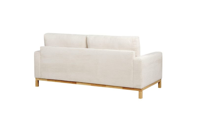 Soffgrupp Siggard Beige/ljust trä, Manchestertyg - Beige/ljust trä, Manchestertyg - Möbler - Soffa - Soffgrupp