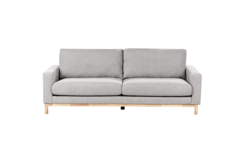Soffgrupp Siggard Grå/ljust trä, Polyester - Grå/ljust trä, Polyester - Möbler - Soffa - Soffgrupp