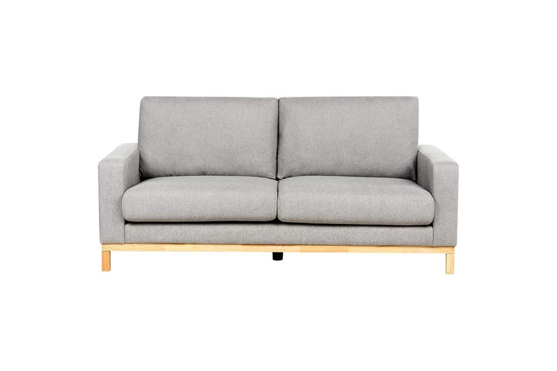 Soffgrupp Siggard Grå/ljust trä, Polyester - Grå/ljust trä, Polyester - Möbler - Soffa - Soffgrupp