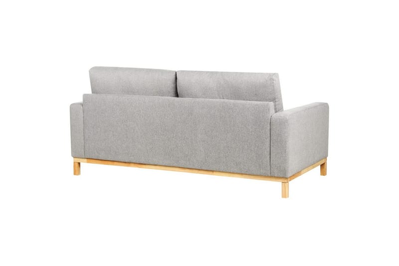 Soffgrupp Siggard Grå/ljust trä, Polyester - Grå/ljust trä, Polyester - Möbler - Soffa - Soffgrupp