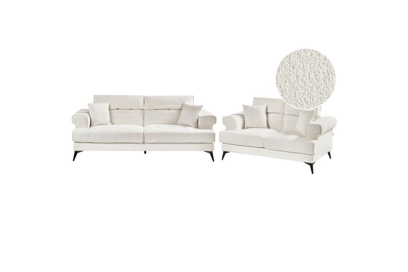 Soffgrupp Skive Vit/Svart - Vit/Svart - Möbler - Soffa - Soffgrupp