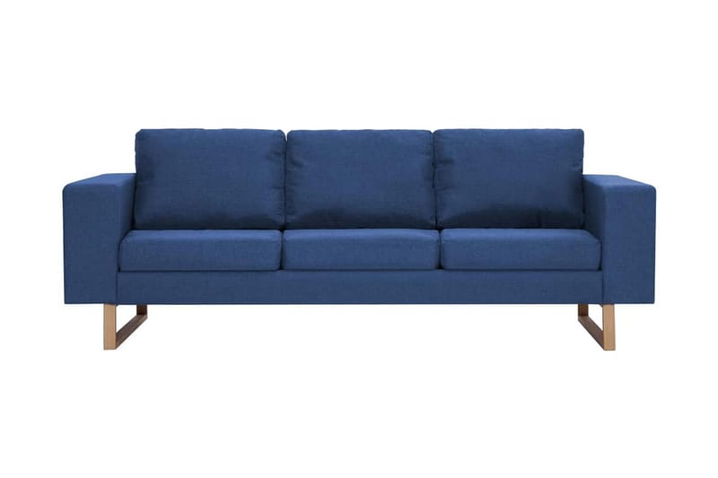 Soffgrupp 2 delar tyg blå - Blå - Möbler - Soffa - Soffgrupp