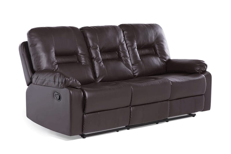 Rovik Soffgrupp 2-Sits+3-Sits+Fåtölj - Brun - Möbler - Soffa - Biosoffa & reclinersoffa