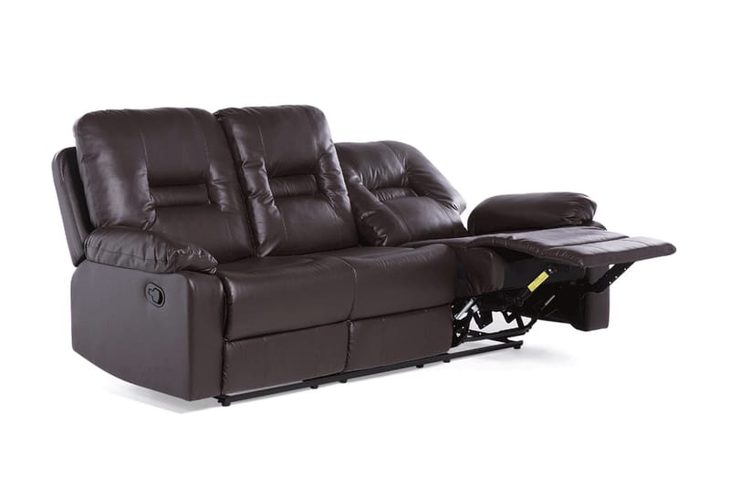 Rovik Soffgrupp 2-Sits+3-Sits+Fåtölj - Brun - Möbler - Soffa - Biosoffa & reclinersoffa