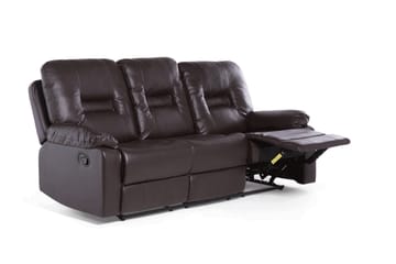 Rovik Soffgrupp 2-Sits+3-Sits+Fåtölj - Brun - Möbler - Soffa - Biosoffa & reclinersoffa