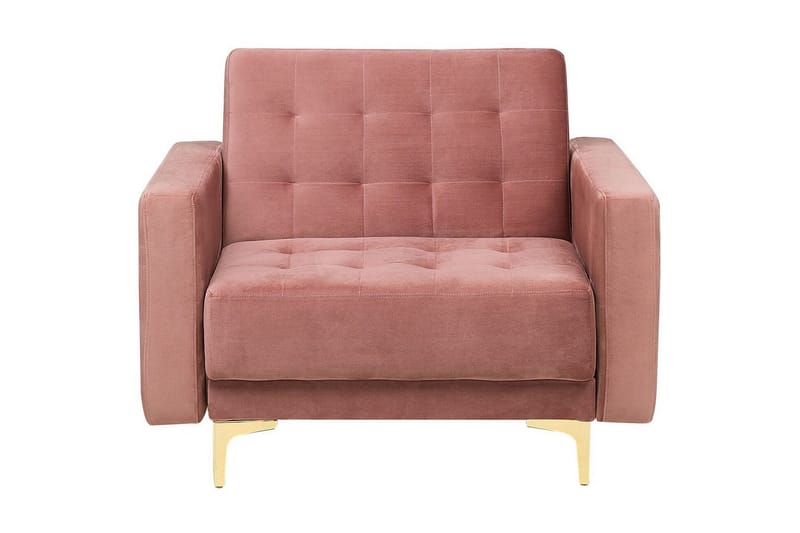 Soffgrupp 5-sits Aberdeen Rosa/guld - Rosa/guld - Möbler - Soffa - Soffgrupp - Howard soffgrupp