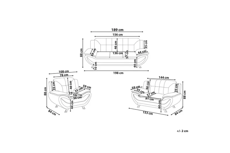 Soffgrupp Leira - Möbler - Soffa - Soffgrupp