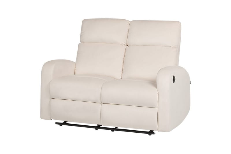 Soffgrupp Recliner elektrisk Verdal Vit - Vit - Möbler - Soffa - Soffgrupp