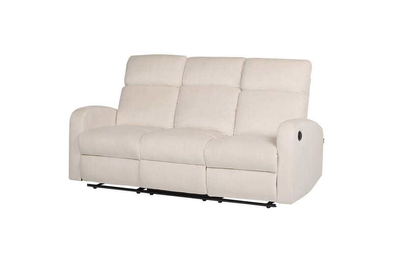 Soffgrupp Recliner elektrisk Verdal Vit - Vit - Möbler - Soffa - Soffgrupp