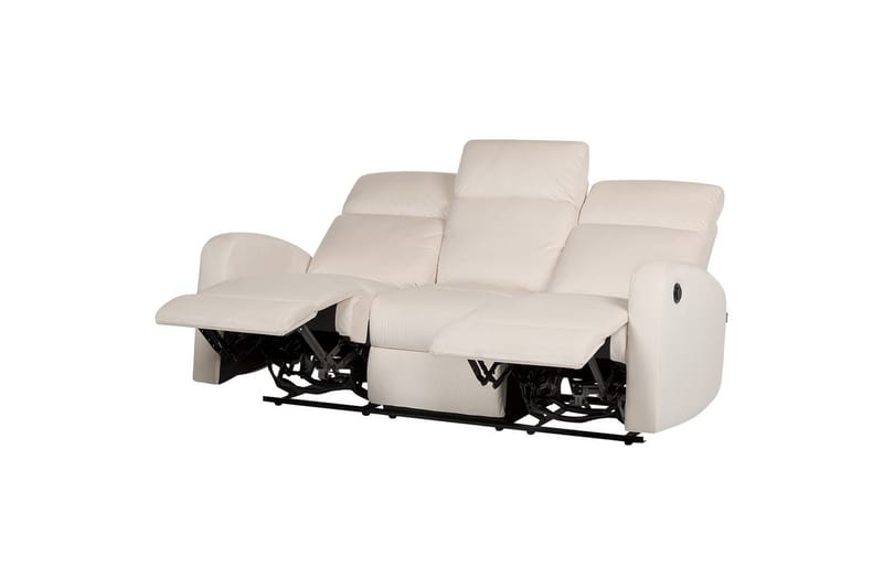 Soffgrupp Recliner elektrisk Verdal Vit - Vit - Möbler - Soffa - Soffgrupp