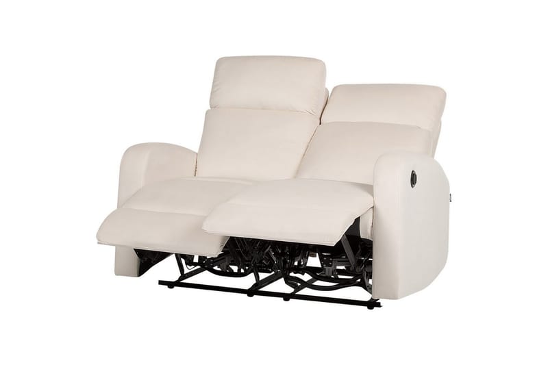 Soffgrupp Recliner elektrisk Verdal Vit - Vit - Möbler - Soffa - Soffgrupp