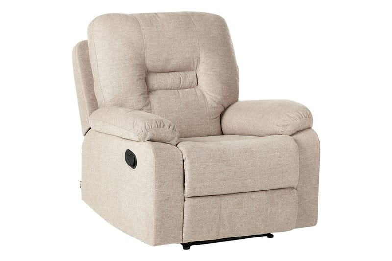 Soffgrupp Recliner manuell Bergen Beige/svart - Beige/svart - Möbler - Soffa - Soffgrupp