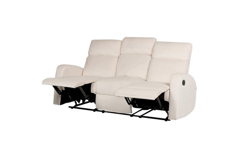 Soffgrupp Recliner manuell Verdal Vit - Vit - Möbler - Soffa - Soffgrupp