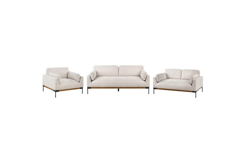 Soffgrupp Skaven Beige/svart - Beige/svart - Möbler - Soffa - Soffgrupp