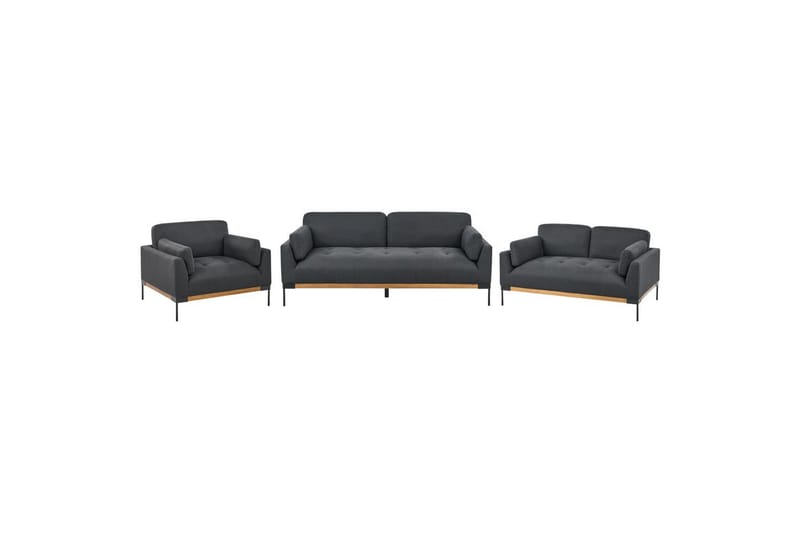 Soffgrupp Skaven Svart/svart - Svart/svart - Möbler - Soffa - Soffgrupp
