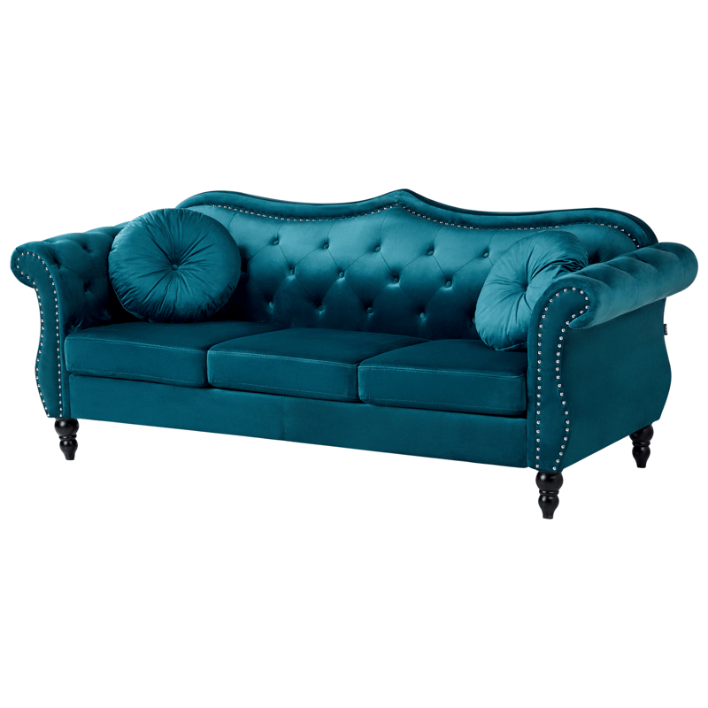 Soffgrupp Skien - Blågrön - Möbler - Soffa - Soffgrupp - Chesterfield soffgrupp