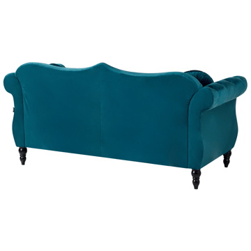 Soffgrupp Skien - Blågrön - Möbler - Soffa - Soffgrupp - Chesterfield soffgrupp