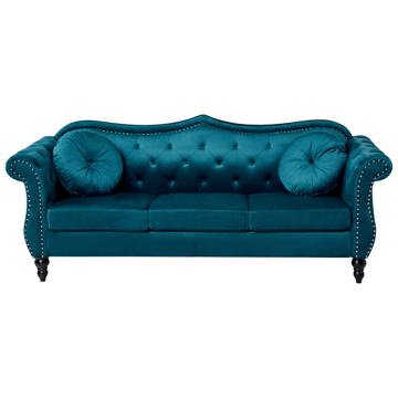 Soffgrupp Skien - Blågrön - Möbler - Soffa - Soffgrupp - Chesterfield soffgrupp