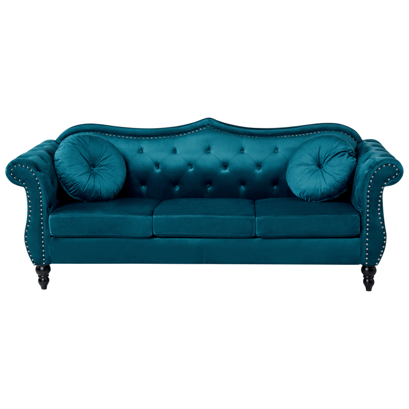 Soffgrupp Skien - Blågrön - Möbler - Soffa - Soffgrupp - Chesterfield soffgrupp
