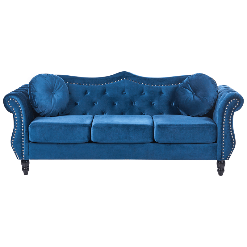 Soffgrupp Skien - Marinblå - Möbler - Soffa - Soffgrupp - Chesterfield soffgrupp