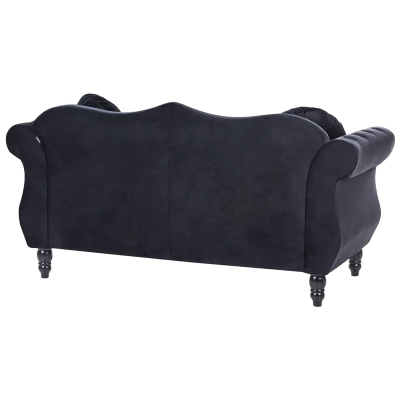 Soffgrupp Skien - Svart - Möbler - Soffa - Soffgrupp - Chesterfield soffgrupp