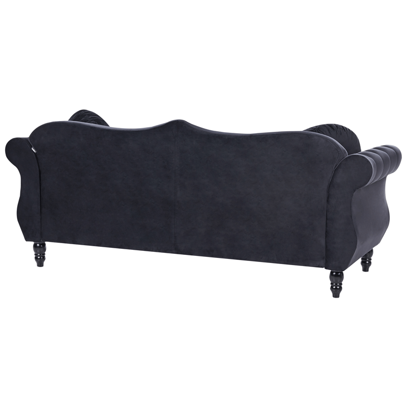 Soffgrupp Skien - Svart - Möbler - Soffa - Soffgrupp - Chesterfield soffgrupp